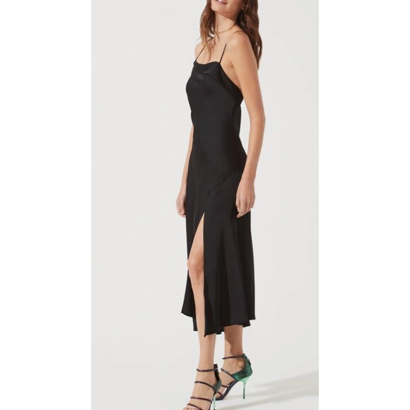 ASTR the label Cowl Slip Midi Dress L - Picture 3 of 7